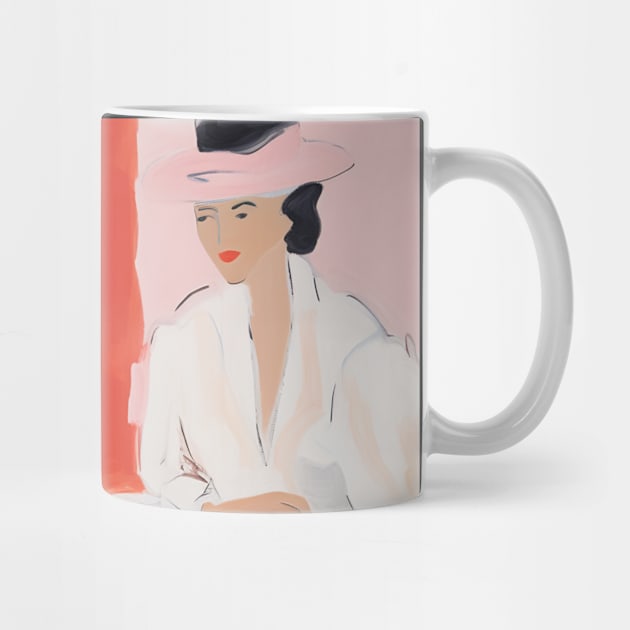 Coffee With Pink Women by Trippycollage